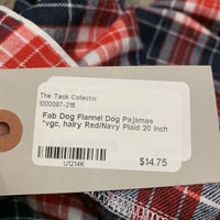 Flannel Dog Pajamas *vgc, hairy