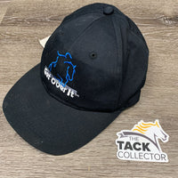 Get Over It" Ball Cap, Canada Flag Brim *vgc, hair, mnr dirt
