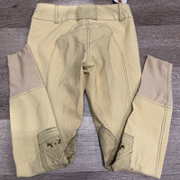 Euroseat Breeches *gc, discolored/stained seat & legs, seam puckers, puckered/wrinkled knees