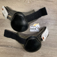 Pr Hind Boots, velcro *fair, cracked/split, faded, stiff, clean out/dirty in, scuffs, discolored, older
