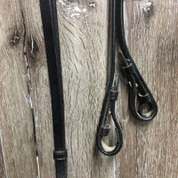 Rsd Padded Monocrown Double Bridle, Crank, Curb Reins *removed flash, vgc, dirt & stain?, loose keepers, creases
