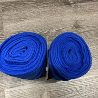 2 Thick Fleece Polo Wraps *vgc, pilly, mnr hair & clumpy
