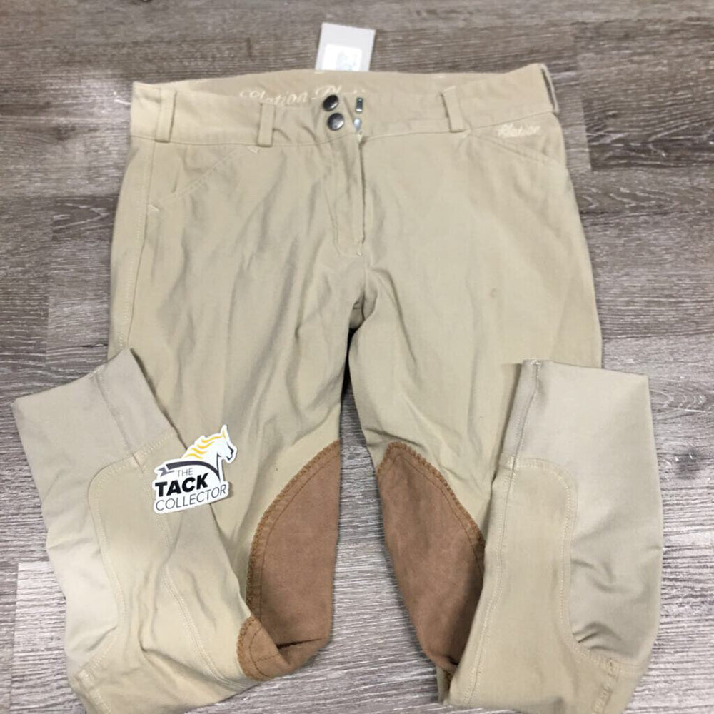 Euroseat Breeches *gc, gc, discolored/stained seat & legs, mnr pilly knees, seam puckers, mnr stretched seat