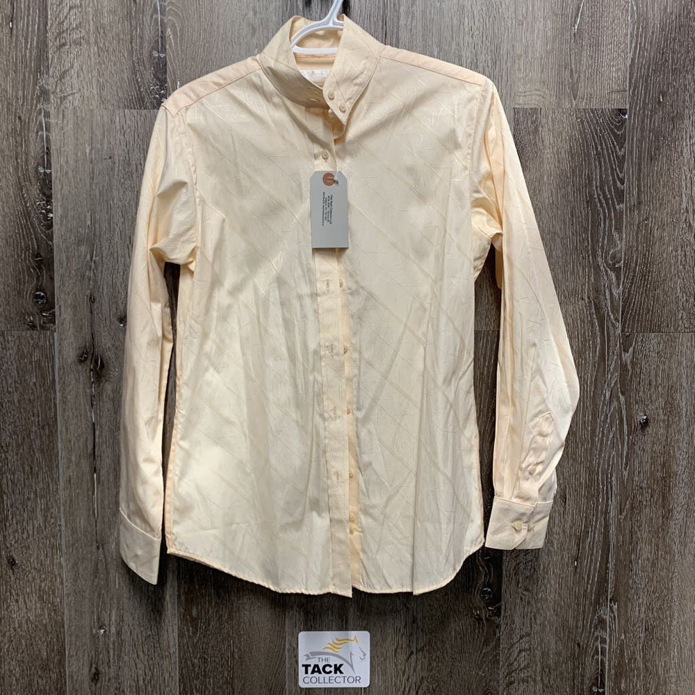 LS Show Shirt *vgc, 0 Show Collar, wrinkles, seam puckers