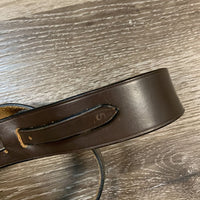 Pr Leather Jodhpur Straps *vgc, creases, stiff, mnr scraped edges & scratches
