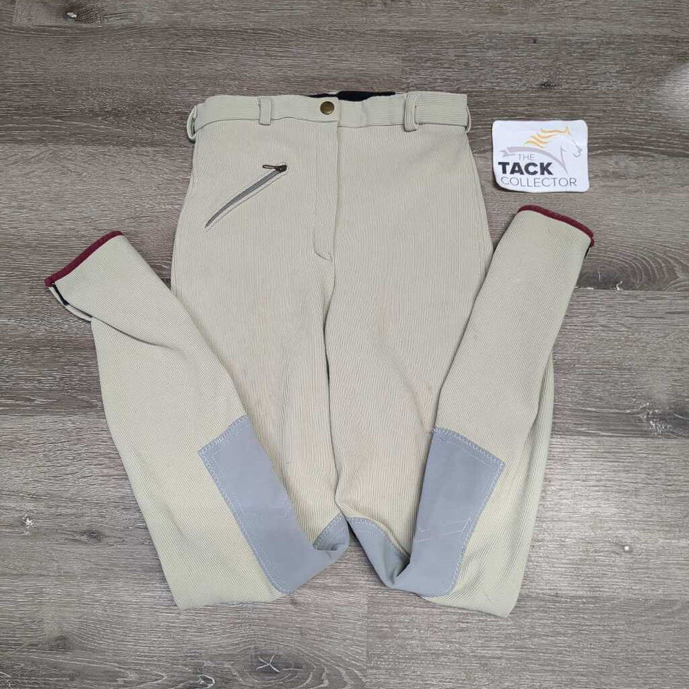 Ribbed Breeches *fair, older, stains, dingy, hairy velcro