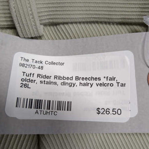 Ribbed Breeches *fair, older, stains, dingy, hairy velcro