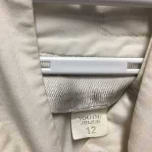 JUNIORS SS Show Shirt *0 Collar, older, dingy, seam puckers, v.crinkled