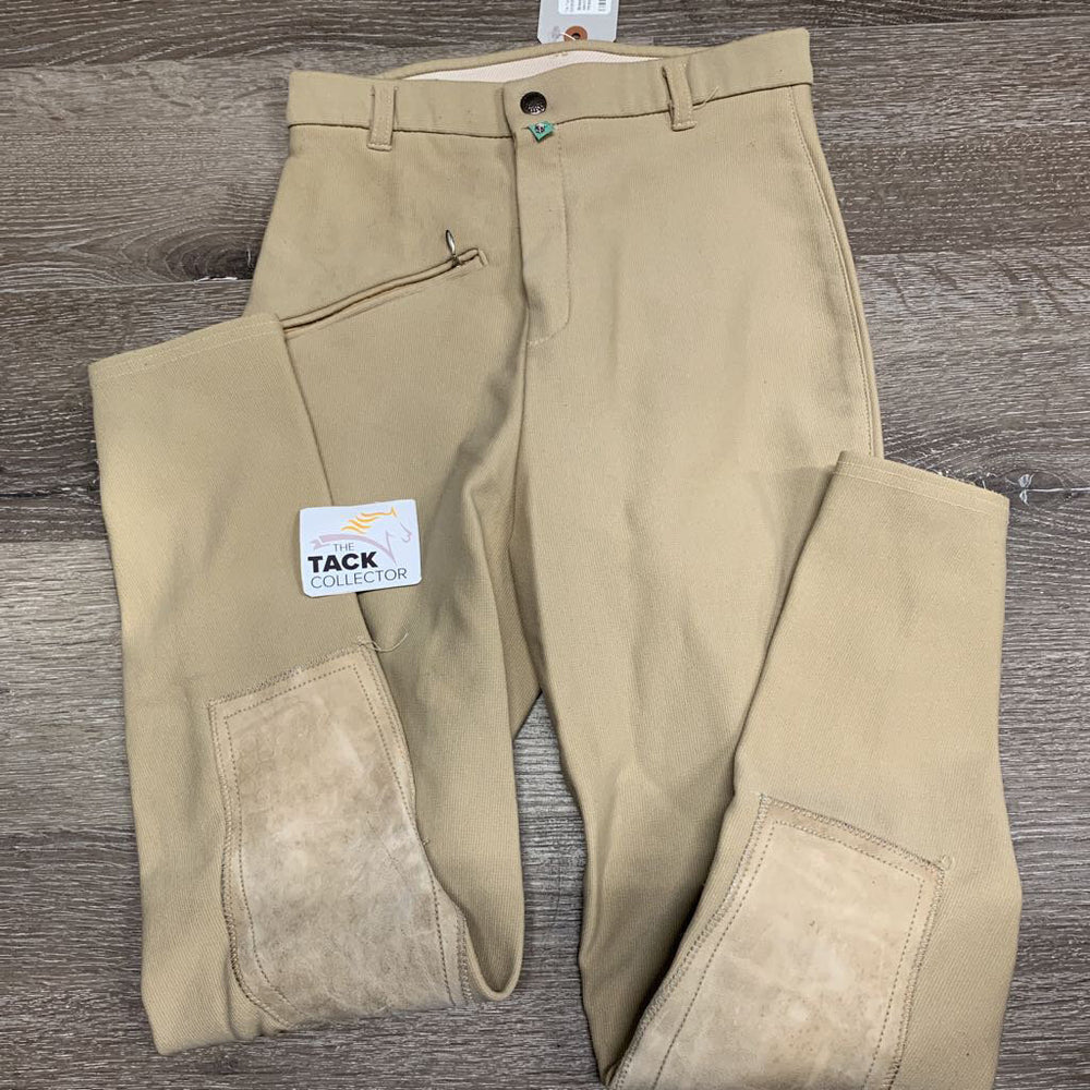 Breeches *fair, older, discolored seat/legs, hairy velcro, pills, rubs, threads