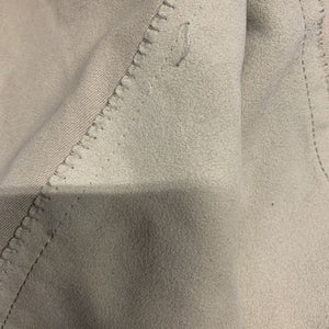 Full Seat Breeches, Side Zip *gc, undone stitching, seam puckers, wavy waist, older, mnr discolored seat & legs