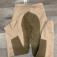 Full Seat Breeches *v.pilly & rubbed, older, snags/runs, mnr undone stitching
