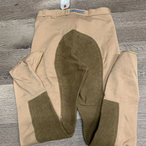 Full Seat Breeches *v.pilly & rubbed, older, snags/runs, mnr undone stitching