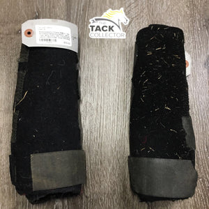 Pr Closed Neoprene Boots, velcro *fair, dirty, hairy, pills, frayed/hairy velcro, rubs/snags, weak stitching