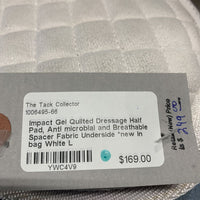 Quilted Dressage Half Pad, Anti microbial and Breathable Spacer Fabric Underside *new in bag

