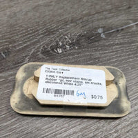 1 ONLY Replacement Stirrup Rubber *gc, mnr stains, sm cracks, discolored
