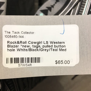 LS Western Blazer *new, tags, pulled button hole
