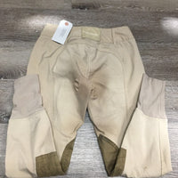 Euroseat Breeches *fair, puckers, v.discolored/stained seat & legs, discolored, stains, seam puckers, stretched seat