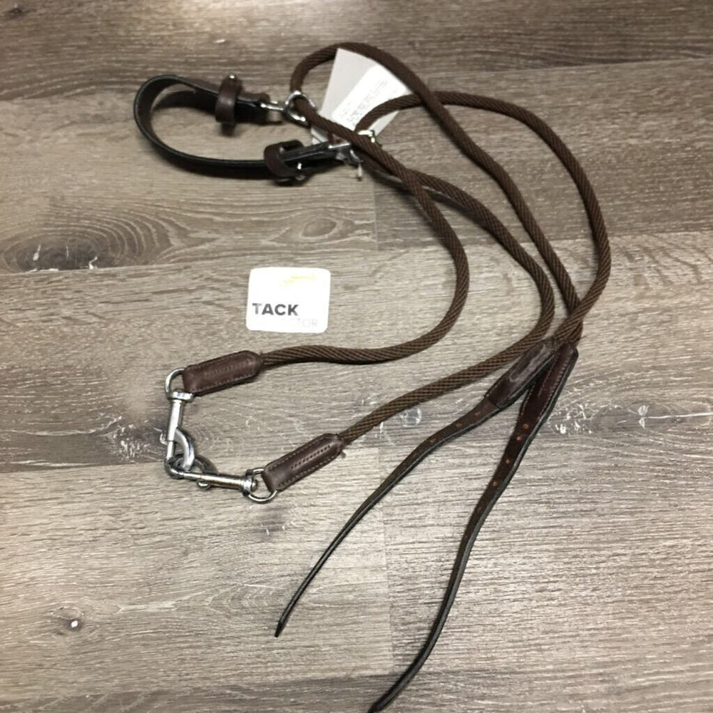 De Gogue Nylon Ropes & Crown Piece *NO Chest Strap Attachment, gc, mnr dirt, stains, crackles, xholes