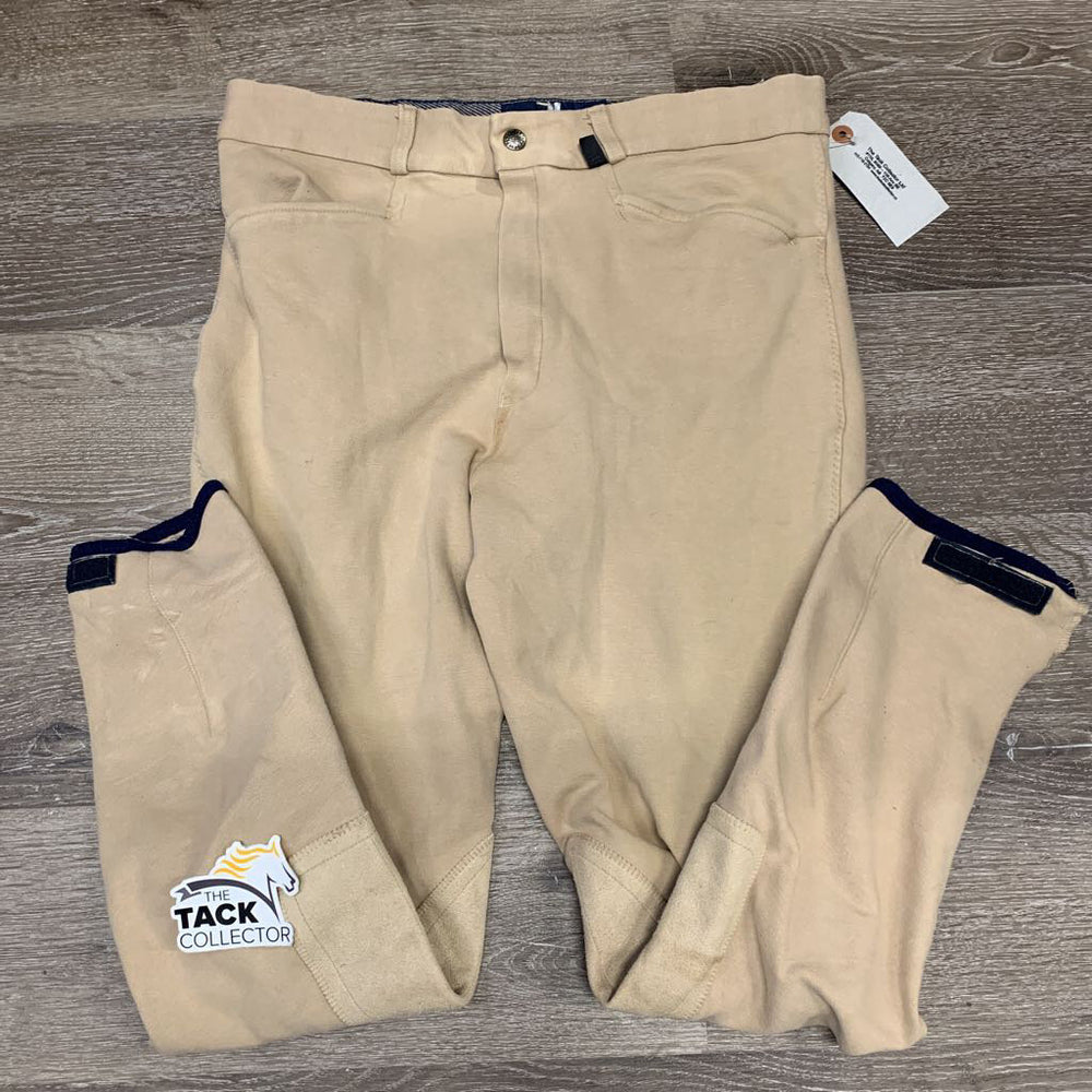 Hvy Cotton Breeches *vgc, older, stains, mnr pilly