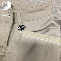 Euroseat Breeches *vgc, pilly/rubbed waist, seam puckers, mnr stains, shrunk?
