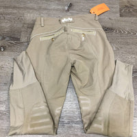 Euroseat Breeches *vgc, pilly/rubbed waist, seam puckers, mnr stains, shrunk?
