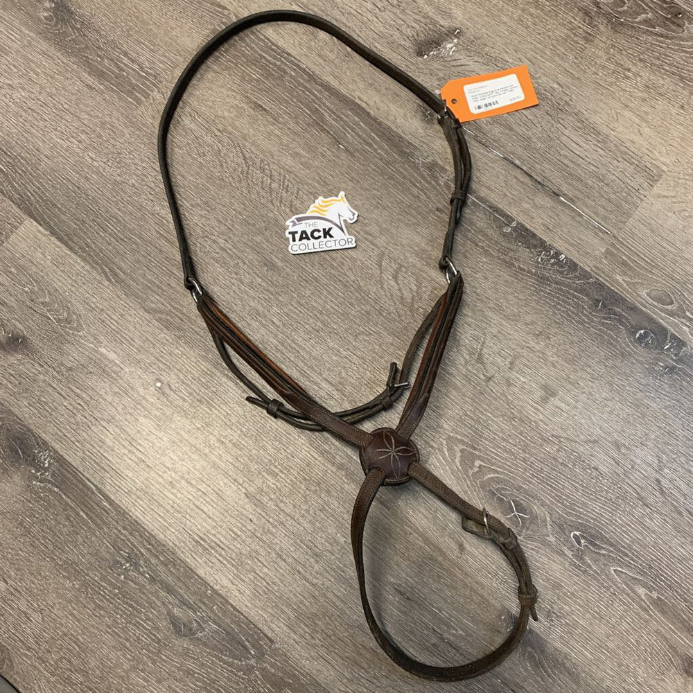 Rsd/ Padded Figure 8 Noseband Only *v.dry/stiff, fair, faded, xholes, rubs, edge scrapes