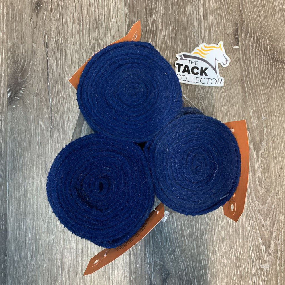 3 Fleece Polo Wraps *gc, dirty, hair, clumpy, stains