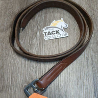 1 ONLY Soft Stirrup Leather *vgc, dents, stains, xholes, rubs, scraped edges
