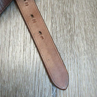 1 ONLY Soft Stirrup Leather *vgc, dents, stains, xholes, rubs, scraped edges