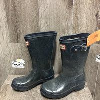 JUNIORS Rubber Boots *vgc, mnr dirt/stains, faded/discolored?
