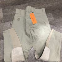 JUNIORS Euroseat Breeches *v.pilly, discolored/dingy, seam puckers, undone stitching
