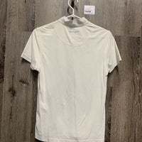 SS Show Shirt, attached snap collar *gc, pits, mnr snag, wrinkled collar
