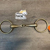 Thick Hvy Loose Ring Snaffle *older, stains, fair, scratches, pitted/peeling, chews, plating, dirt

