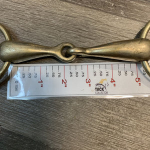 Thick Hvy Loose Ring Snaffle *older, stains, fair, scratches, pitted/peeling, chews, plating, dirt