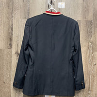 Show Jacket, velvet collar *gc, older, lining snags, mnr faded edges, hair
