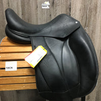 17" *5.25" MW Voltaire Adelaide Monoflap Dressage Saddle, Brown Voltaire Cover, Xlg Front Blocks, Foam Panels, Flaps: 16"L x 13.5"W Serial #: 1448 16 17 3A 3S FIN
