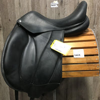 17" *5.25" MW Voltaire Adelaide Monoflap Dressage Saddle, Brown Voltaire Cover, Xlg Front Blocks, Foam Panels, Flaps: 16"L x 13.5"W Serial #: 1448 16 17 3A 3S FIN
