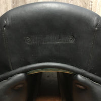 17" *5.25" MW Voltaire Adelaide Monoflap Dressage Saddle, Brown Voltaire Cover, Xlg Front Blocks, Foam Panels, Flaps: 16"L x 13.5"W Serial #: 1448 16 17 3A 3S FIN
