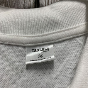 SS Polo Shirt, 1/4 Button Up "Jump Alberta" *like new, hair