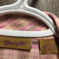 LS Western Shirt, snaps, sparkles *gc, wrinkled, seam puckers
