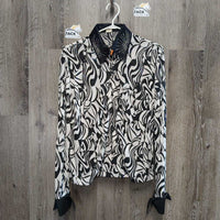 LS Showmanship Shirt, Zip, Glitter, bling *vgc, older
