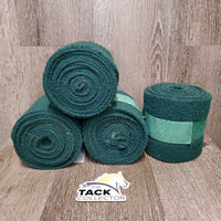 4 Fleece Polos *fair, dirt, hair, clumpy, tears in 1, older
