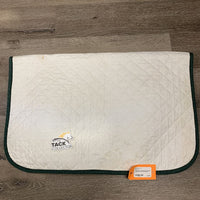 Quilt Baby Saddle Pad *gc, stains, dingy, hair, rubs
