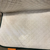 Quilt Baby Saddle Pad *gc, stains, dingy, hair, rubs
