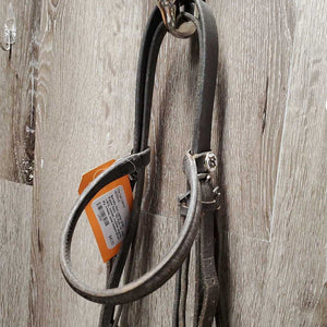 Rsd Leather Bridle, Rubber Reins *NO Flash, fair, older, v.dirty, creases, crackles, scapres, dry, x-holes, loose keepers