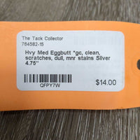Hvy Med Eggbutt *gc, clean, scratches, dull, mnr stains
