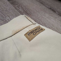 Side Zip Breeches *fair, older, stains, pulled seat seams, seam puckers, stretched knees, v.pilly lining
