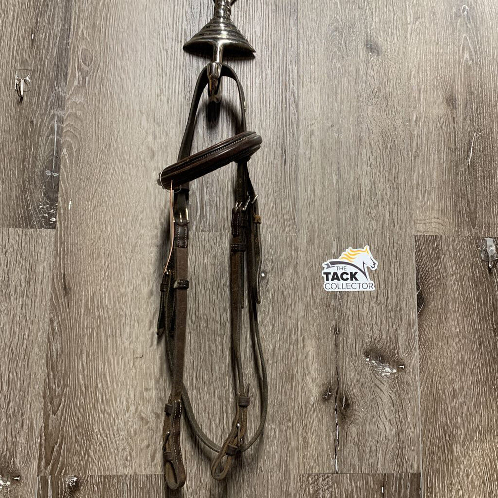 Rsd Leather Bridle *0 noseband, scrapes, cracks, creases, mismatched, loose/cracked keepers
