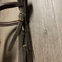 Rsd Leather Bridle *0 noseband, scrapes, cracks, creases, mismatched, loose/cracked keepers
