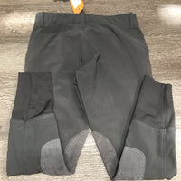 Side Zip Breeches *gc, older, snags, pills, seam puckers, stained/discolored seat & legs
